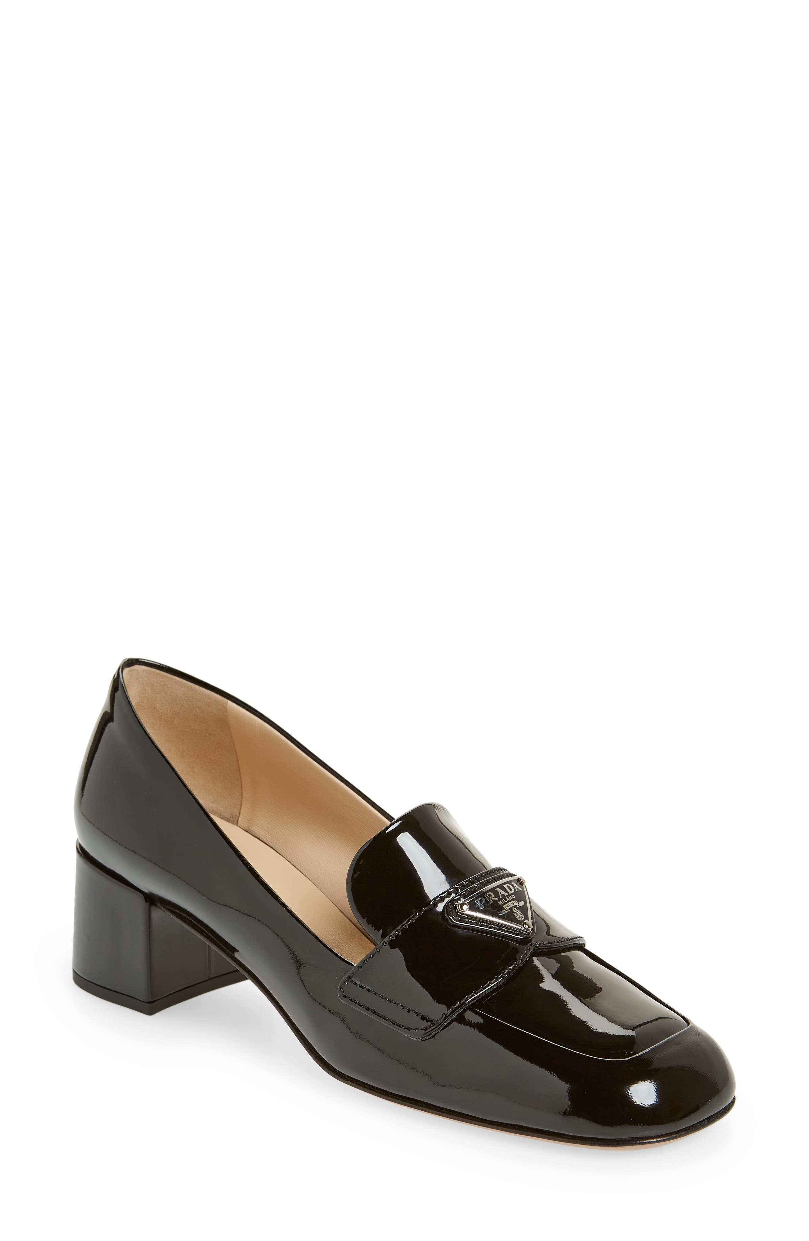 Prada Triangle Logo Loafer (Women) Nordstrom