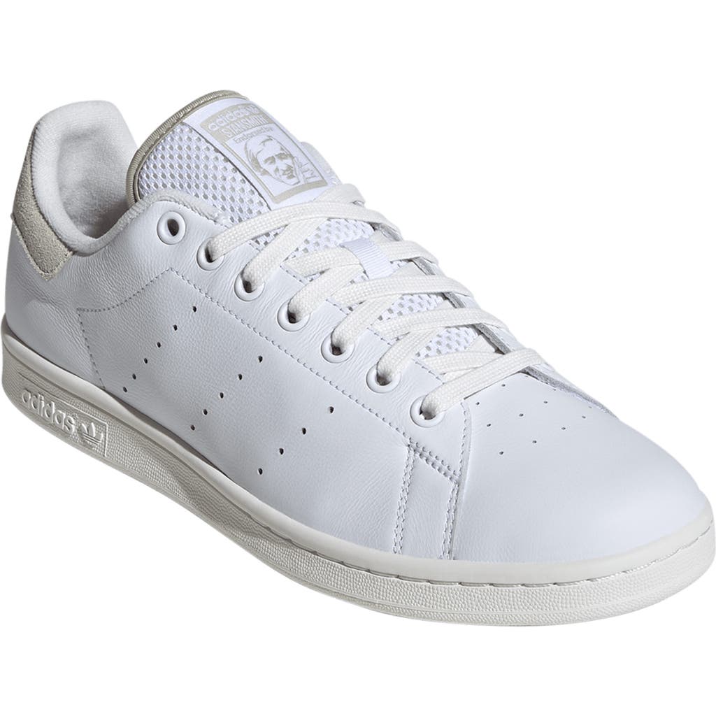 Adidas Originals Adidas Stan Smith Low Top Sneaker In White/core Black/putty Grey