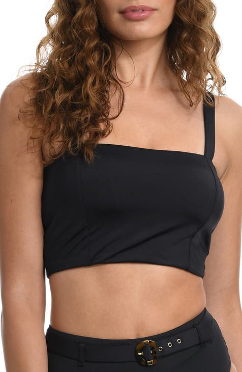 Solids Longline Bandeau Bikini Top