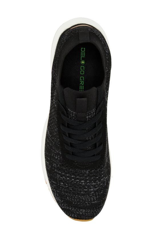 Shop Delo Go Green Knit Running Shoe In Black