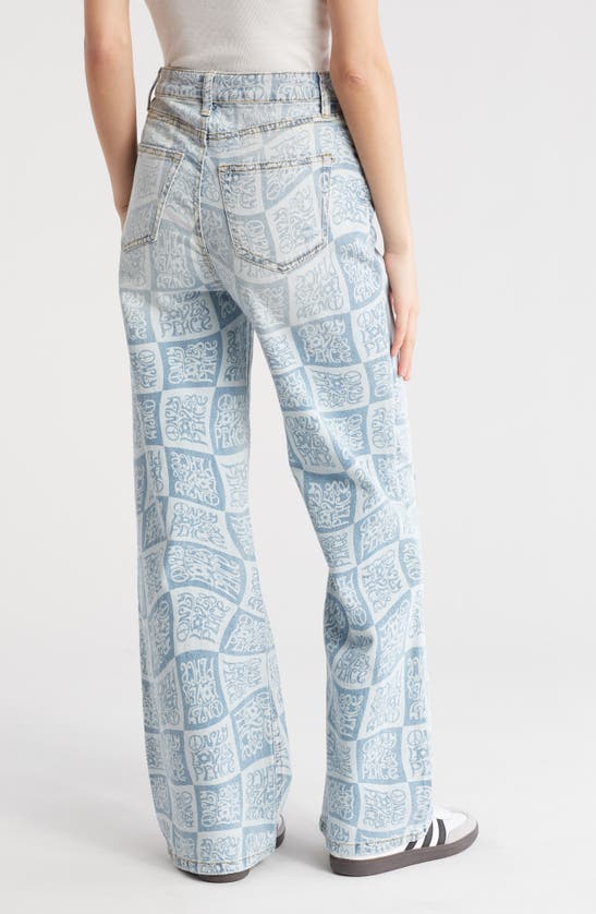 Shop Tinseltown Wide Leg Jeans In Med Wash Peace Love