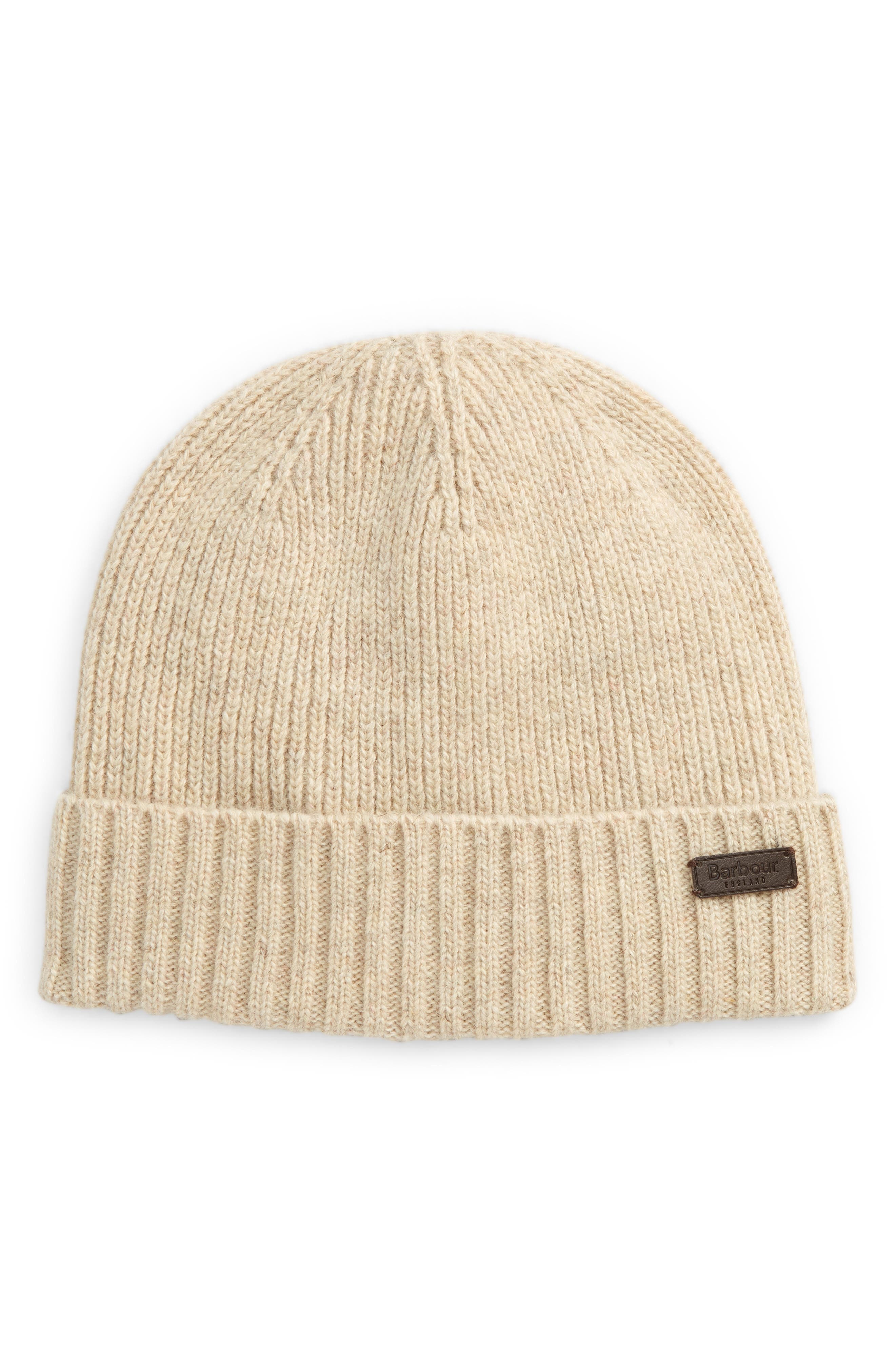 cream barbour hat