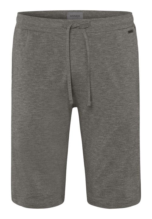 Hanro Casuals Soft Drawstring Shorts In Stone Melange