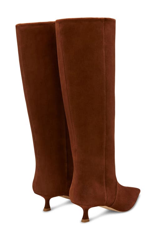 Shop Stuart Weitzman Naomi 50 Boot In Deep Coffee