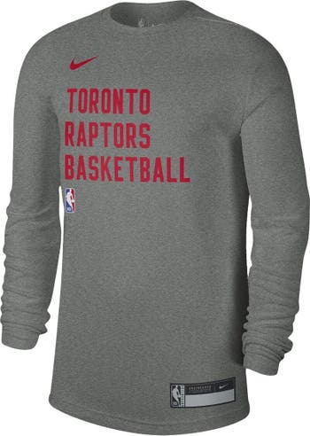 Toronto Raptors Nike Pregame Long Sleeve Shirt