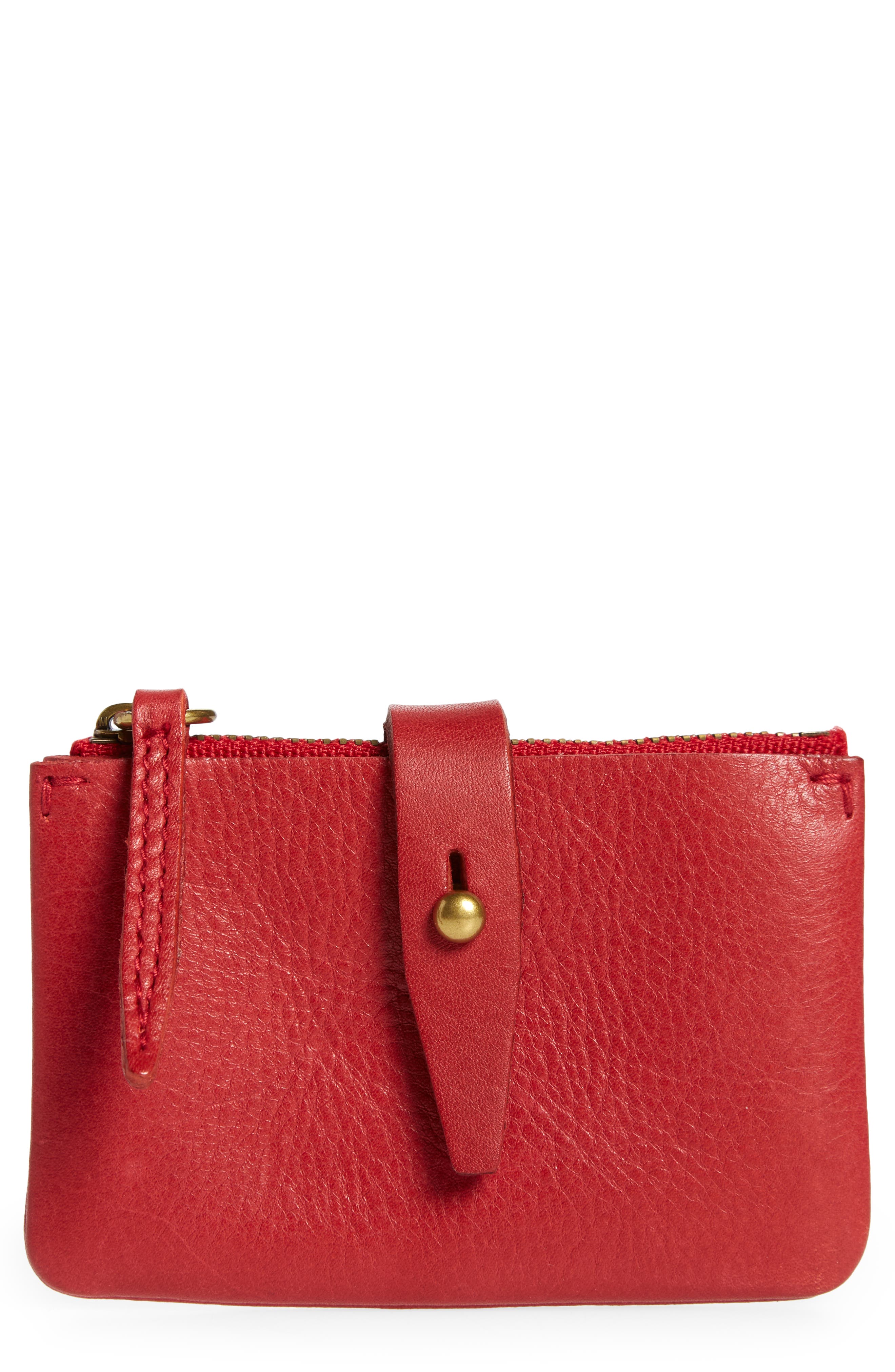 small red women's wallet