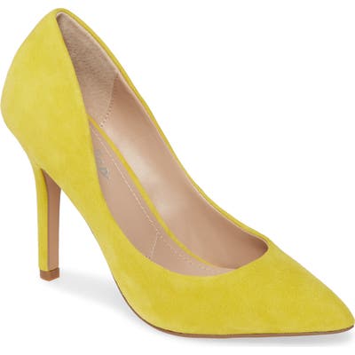 Charles By Charles David Maxx Pointy Toe Pump, Yellow