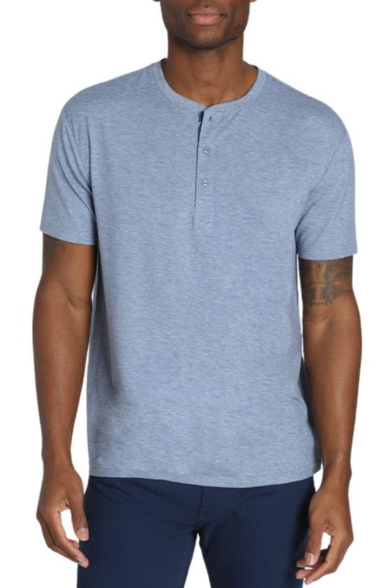 Shop Jachs Henley T-shirt In Blue