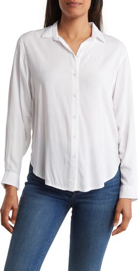 beachlunchlounge Marlena Oversize Button-Up Shirt | Nordstromrack