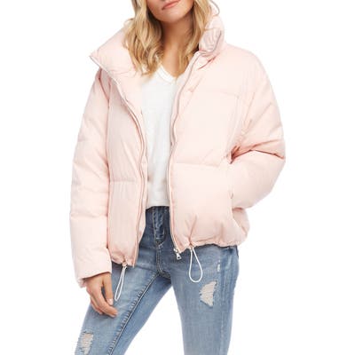 Karen Kane Down Puffer Jacket, Pink
