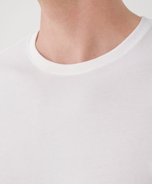 Shop Pact Organic Softspun Crew Neck Tee In White