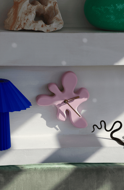 Sofiest Designs Flower Cloud Clock Kit In Tea Green