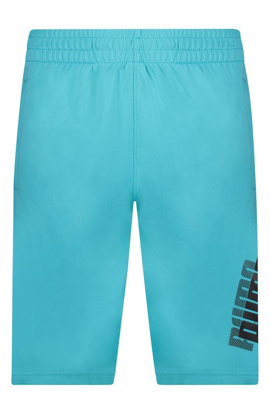 Shop Puma Kids' Power Pack Essential Shorts In Turquoise Aqua