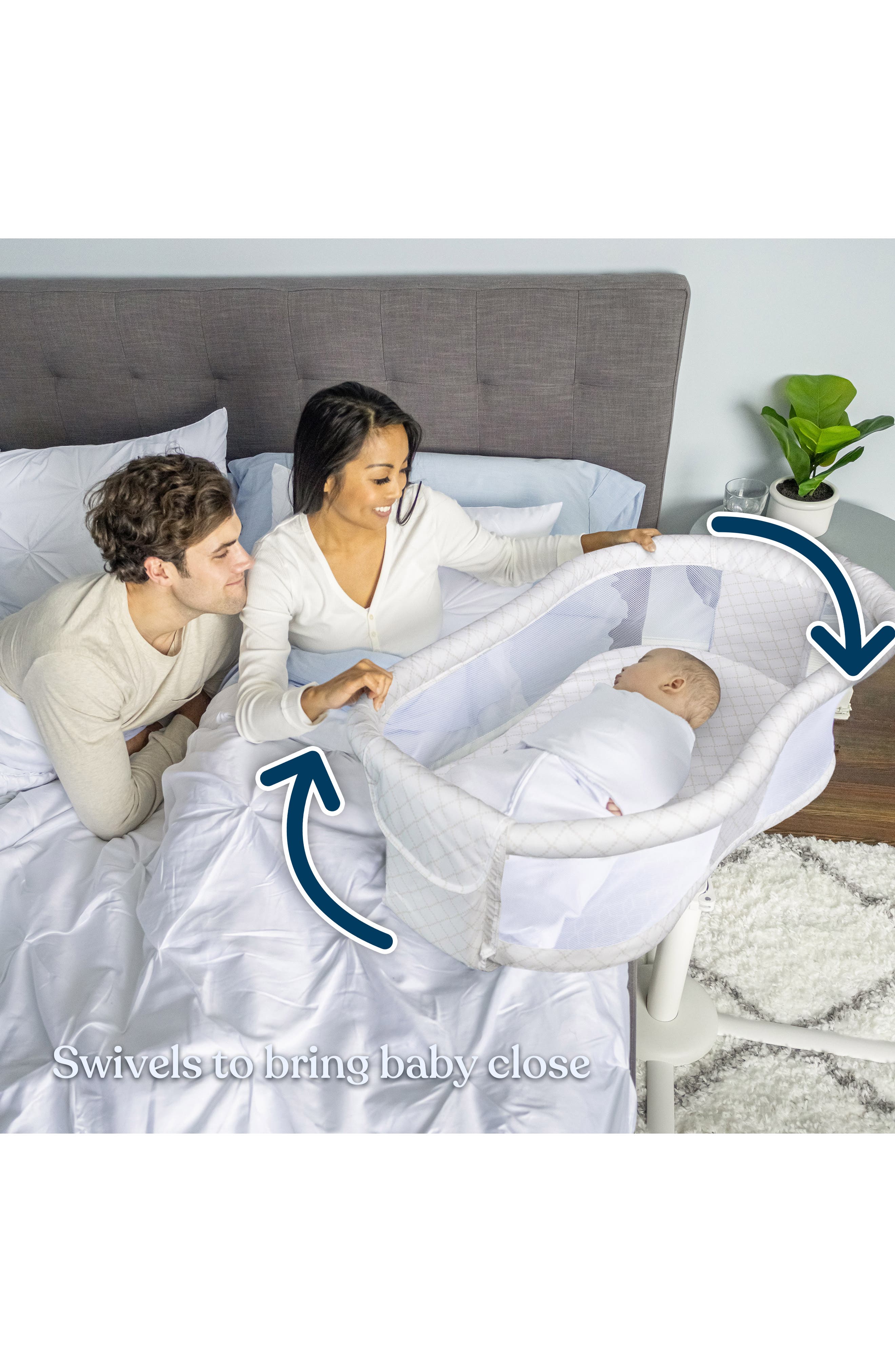 Halo Bassinest Essentia Series Bedside Swivel Sleeper Nordstrom