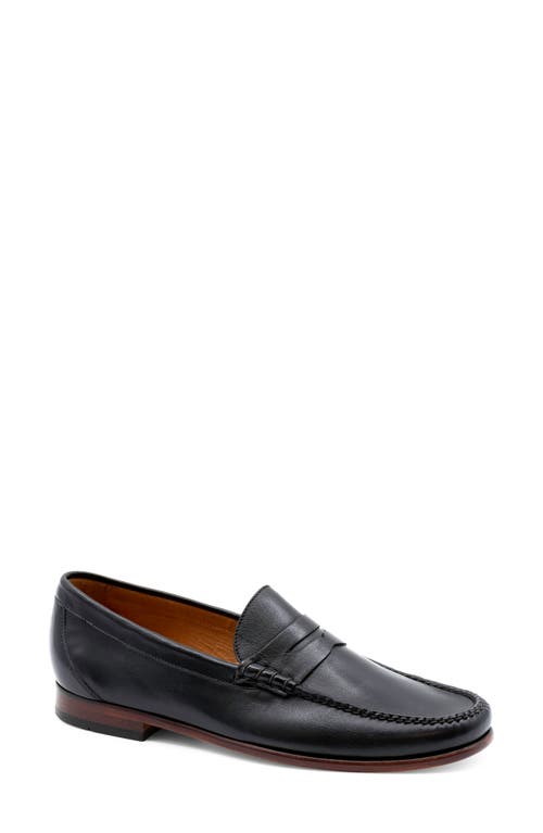 Martin Dingman Maxwell Penny Loafer in Black