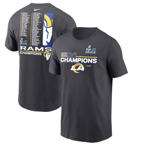 Los Angeles Rams Nike 2-Time Super Bowl Champions T-Shirt - Heathered Gray