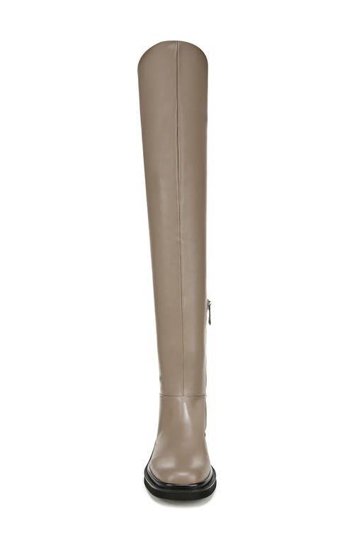 Franco Sarto Angeli Womens Zipper Man Made Over-the-knee Boots In Gray