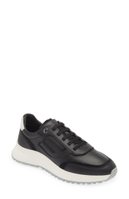 Shop Bally Demmy Runner Sneaker In Black/white