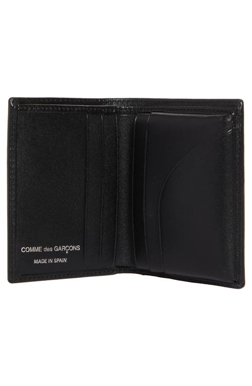 COMME DES GARÇONS COMME DES GARÇONS WALLETS EYELET LEATHER BIFOLD WALLET