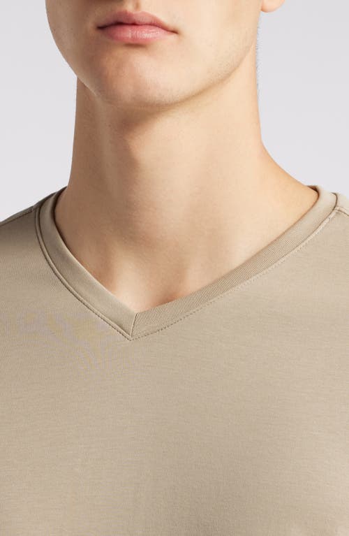 Robert Barakett Georgia Regular Fit V-neck T-shirt In Twine