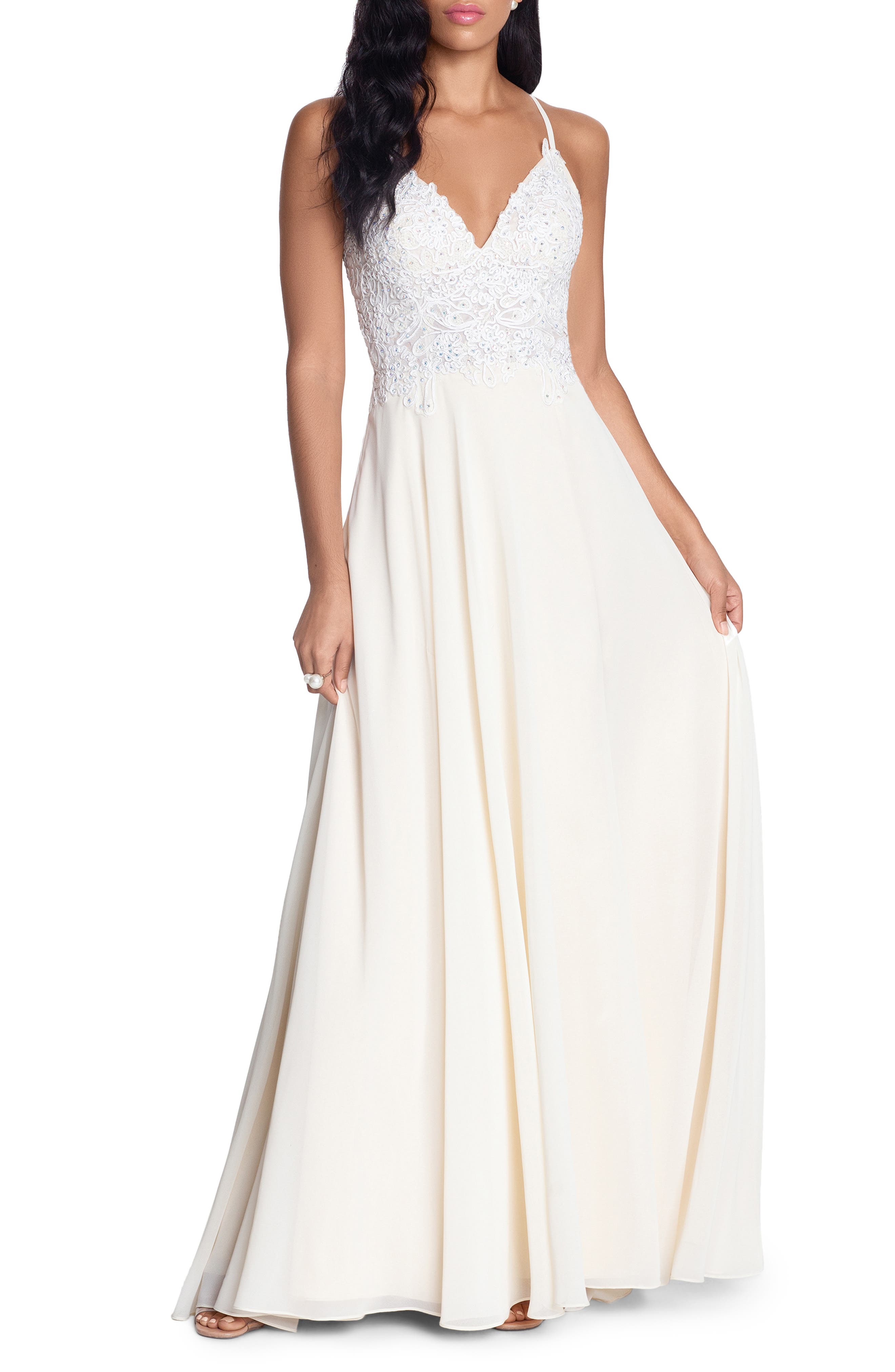 xscape white gown