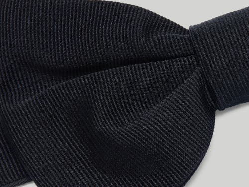 Robert Talbott Walter Grosgrain Pre-tied Bow Tie In Black