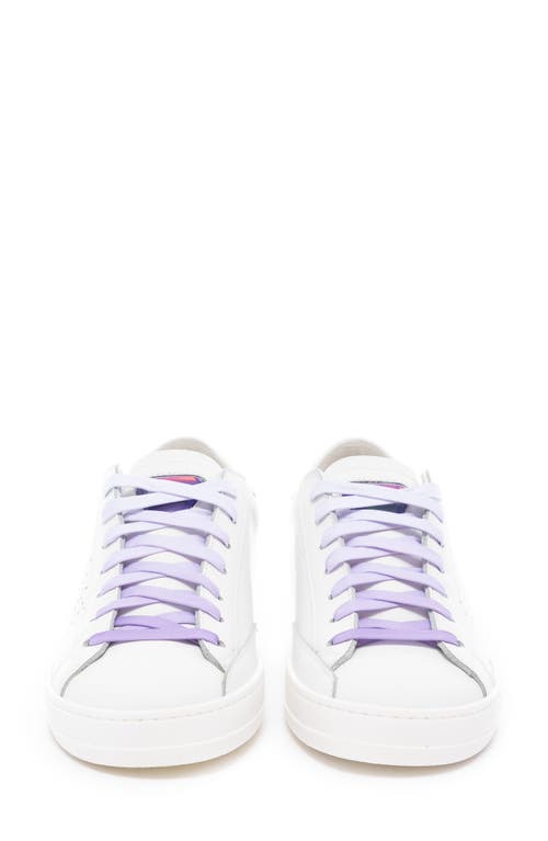 P448 John Sneaker In White/ultra Violet