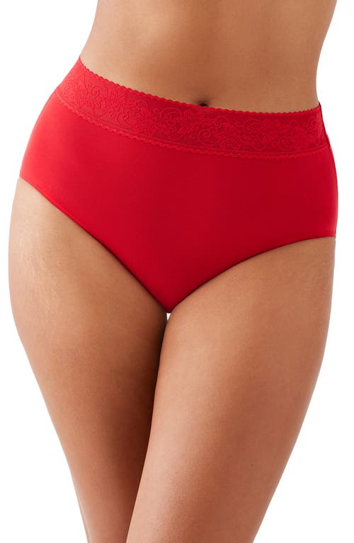 Wacoal Comfort Touch Briefs in Equestrian Red 