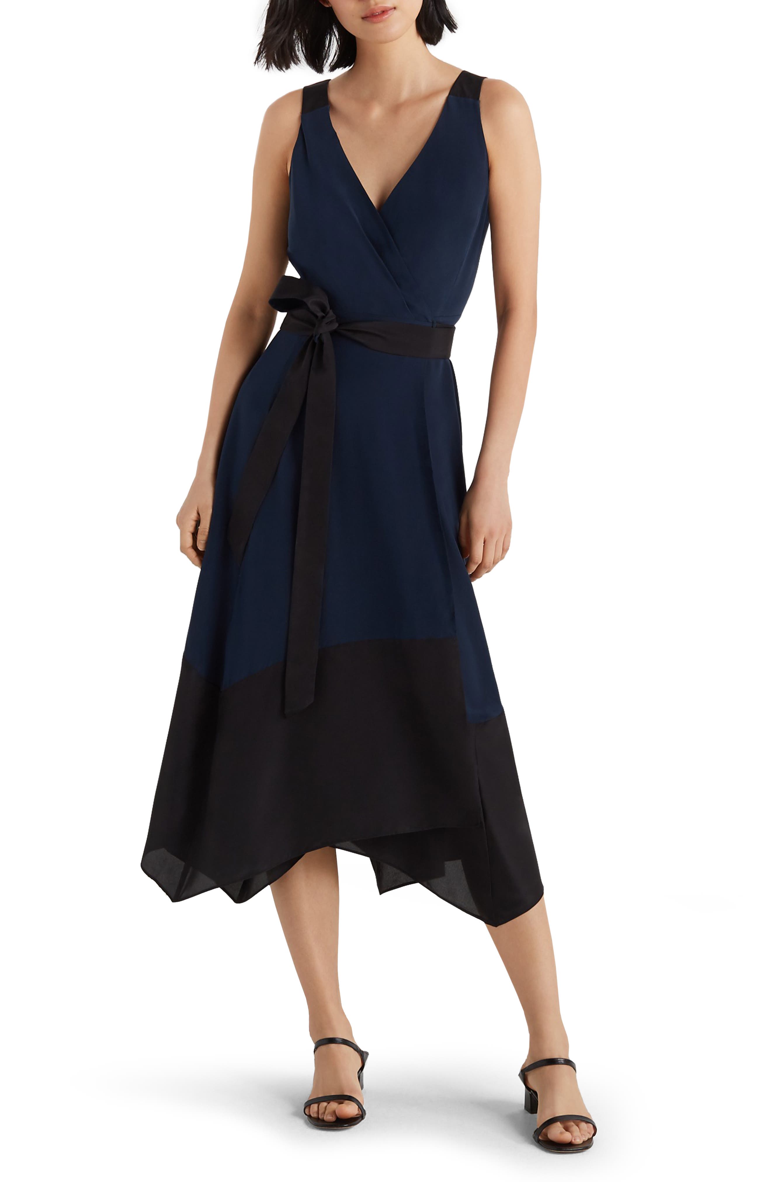 club monaco wrap dress