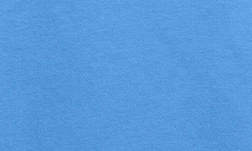 Nike Sportswear Club Logo-embroidered Cotton-blend Jersey Hoodie In University Blue/white