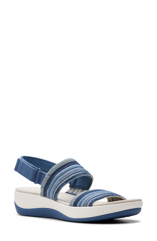 Shop Clarks ® Arla Stroll Sandal In Blue Combi