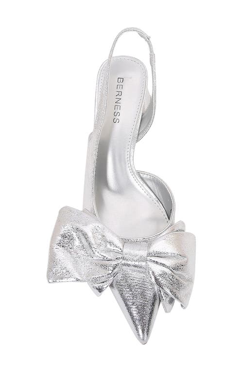 BERNESS BERNESS CYNTHIA POINTED TOE SLINGBACK PUMP