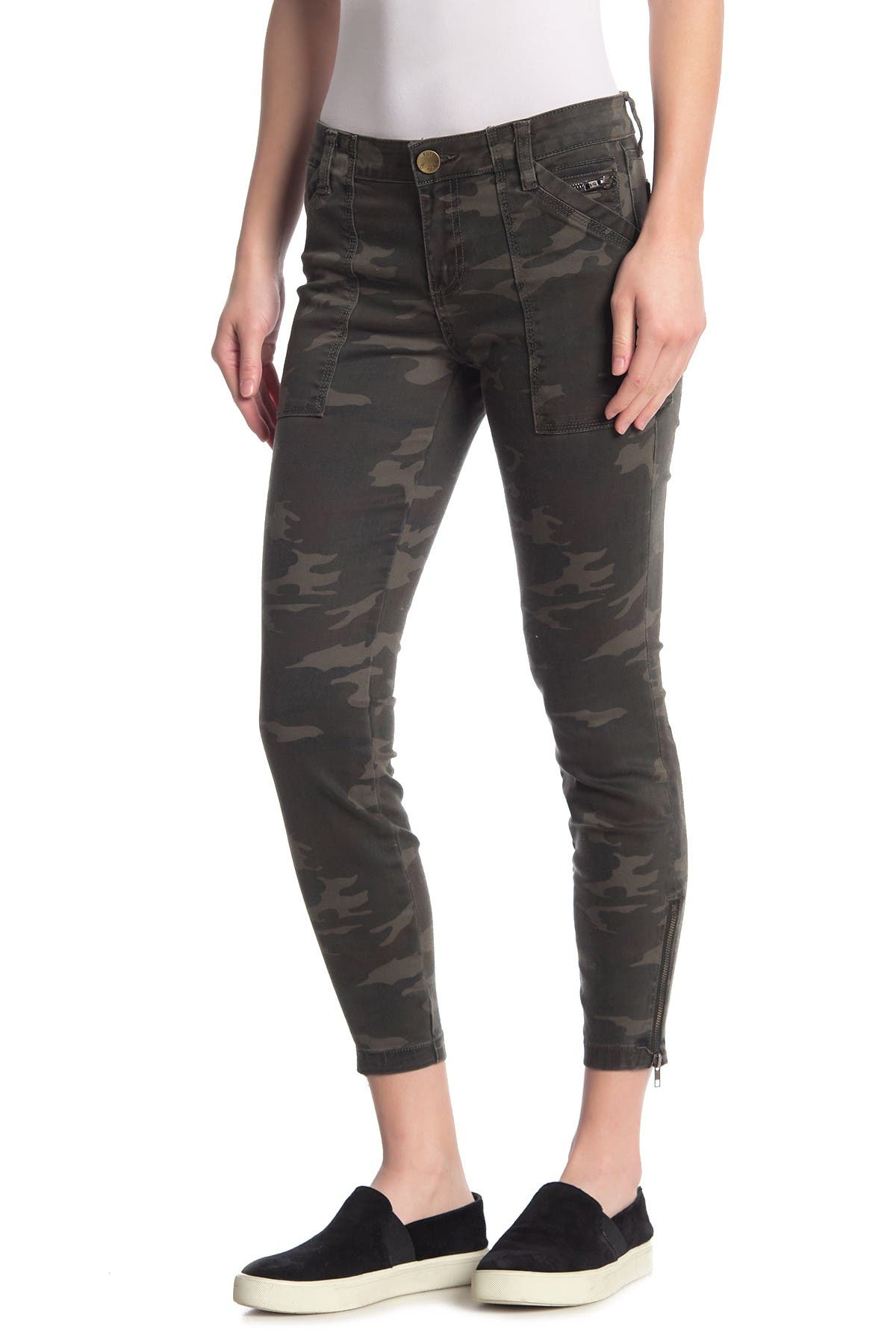kut from the kloth camo jeans