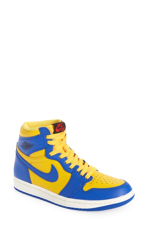 UPC 196154614269 product image for Air Jordan 1 Retro High Basketball Sneaker in Varsity Maize/Game Royal at Nordst | upcitemdb.com