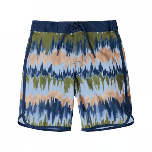 Uv Skinz Retro Board Shorts In Sandstone Ombre