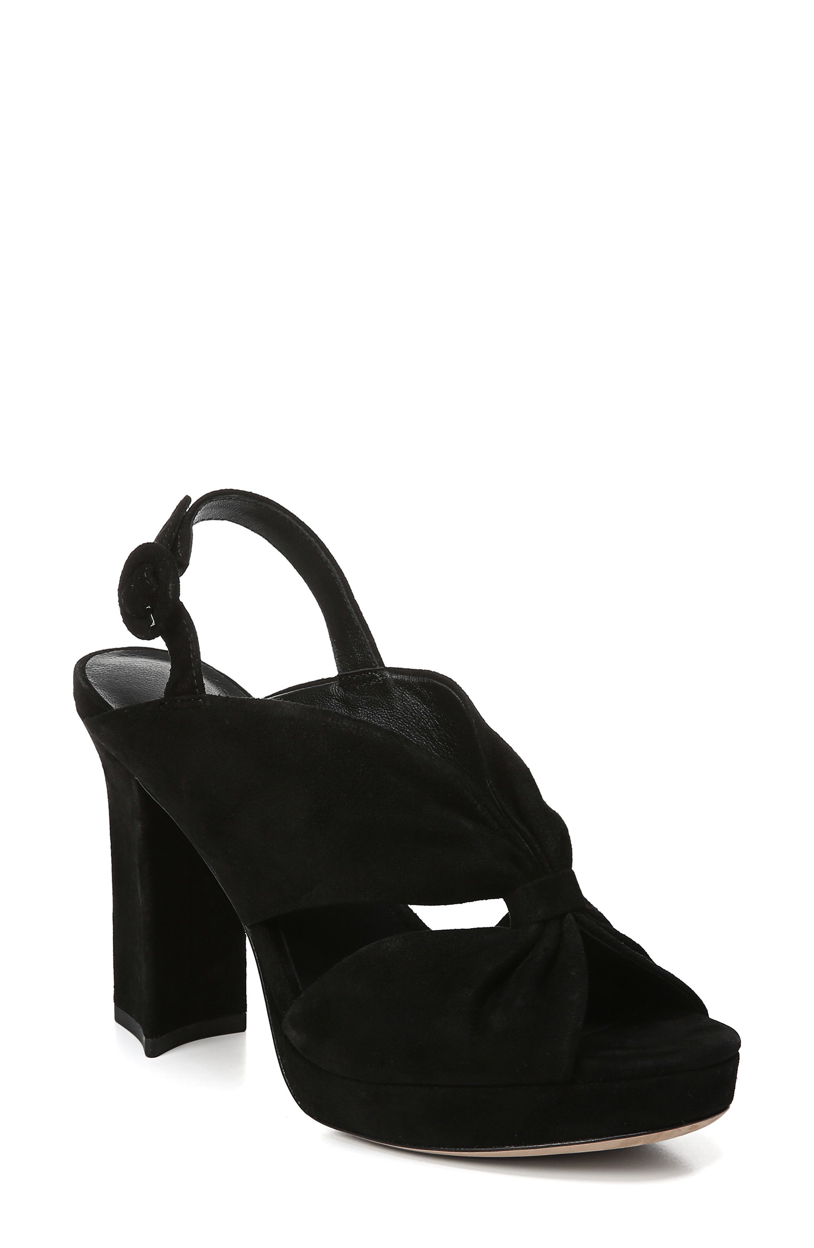 Diane Von Furstenberg Heidi Platform Sandal, Black