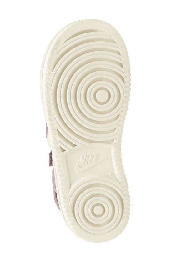 Shop Nike Icon Classic Platform Sandal In Platinum Violet/ Sail-sail