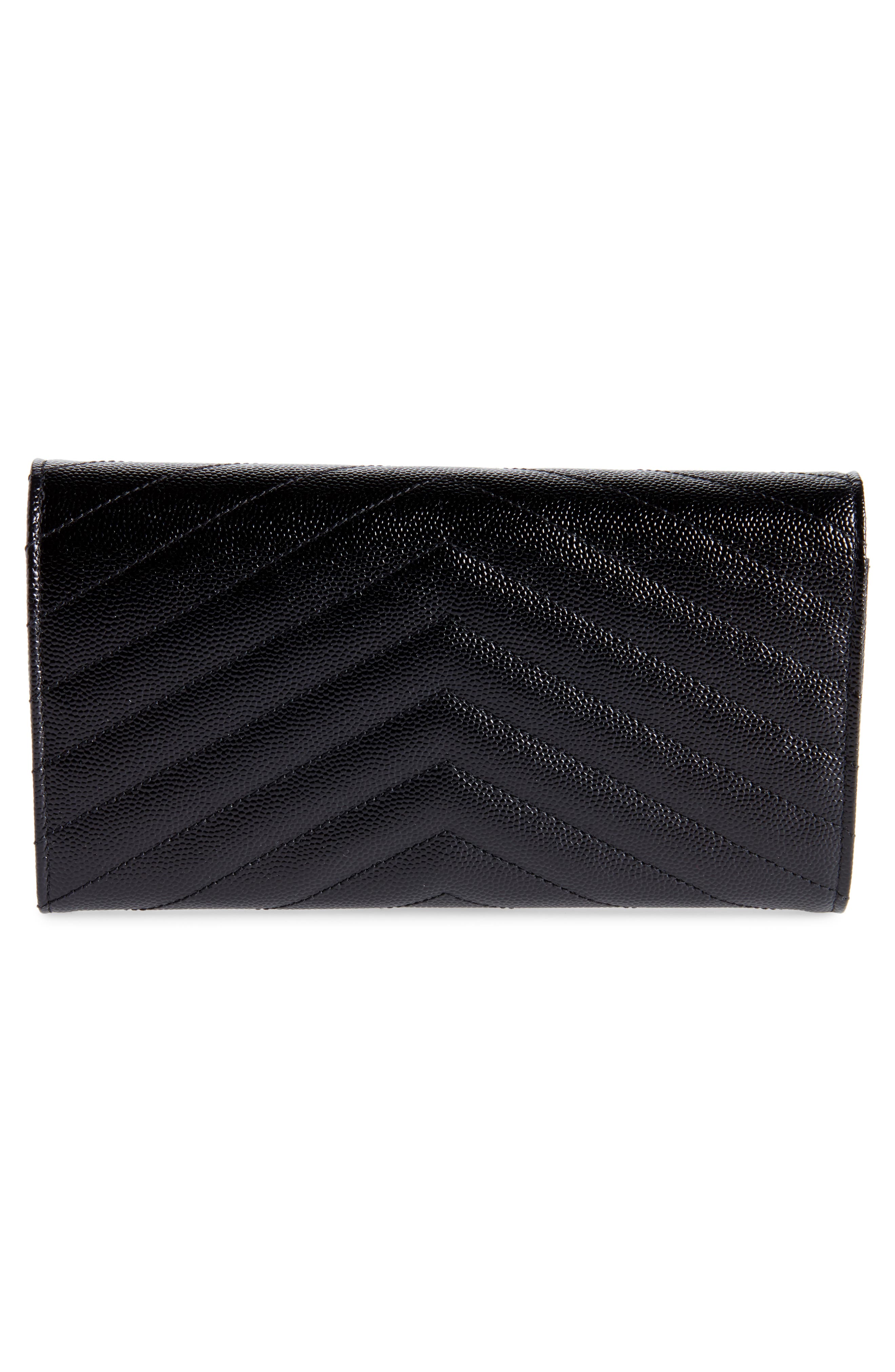 saint laurent flap wallet