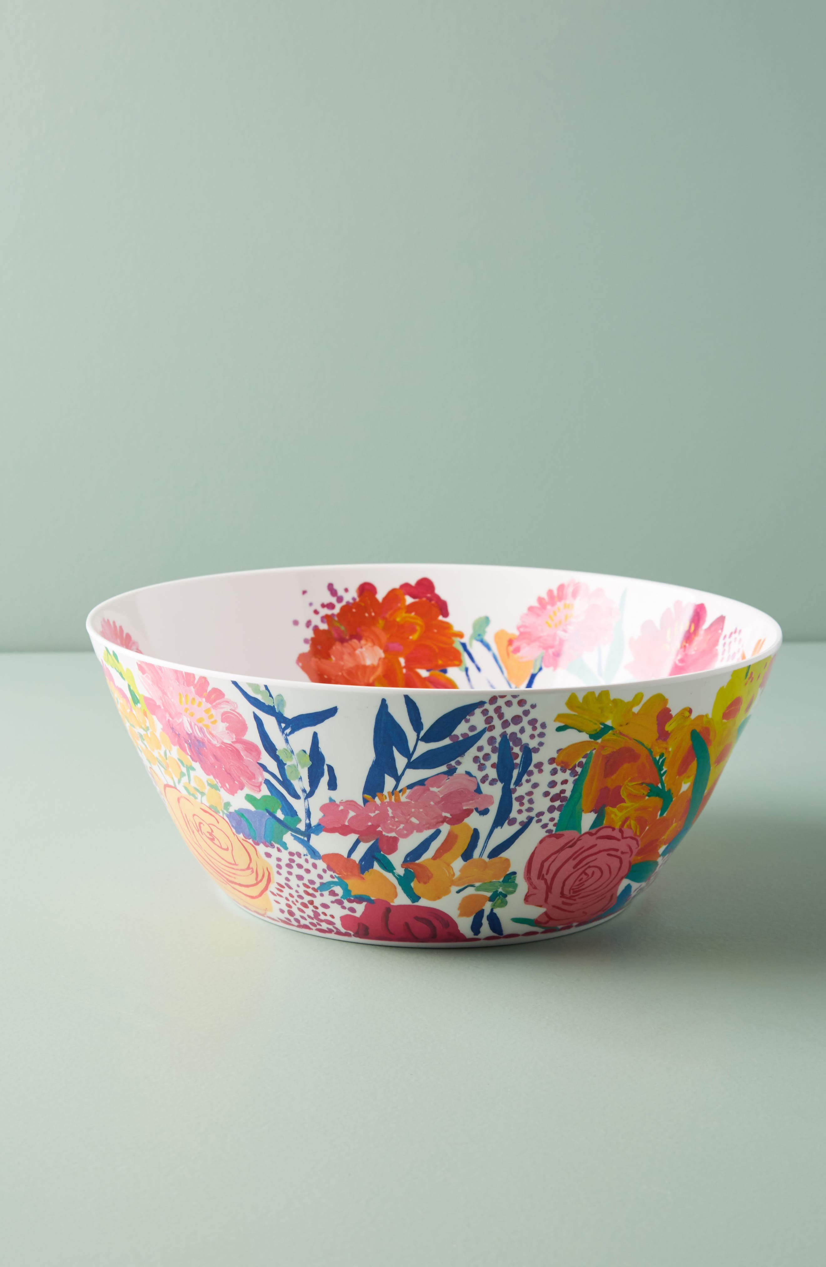 Anthropologie Paint + Petals Melamine Serving Bowl Nordstrom