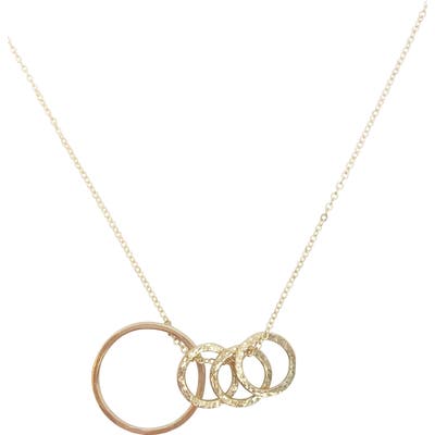 Nashelle Identity Mama & Child 4-Hoop Necklace