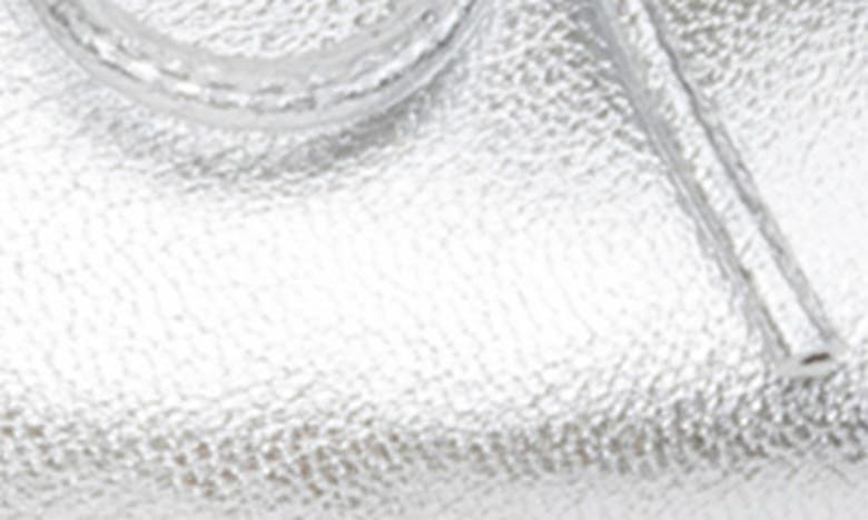 Patricia Green Skim Ballerina Flat In Silver
