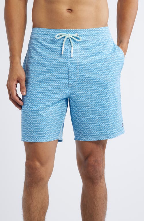 johnnie-O Malta Swim Trunks in Maliblu 