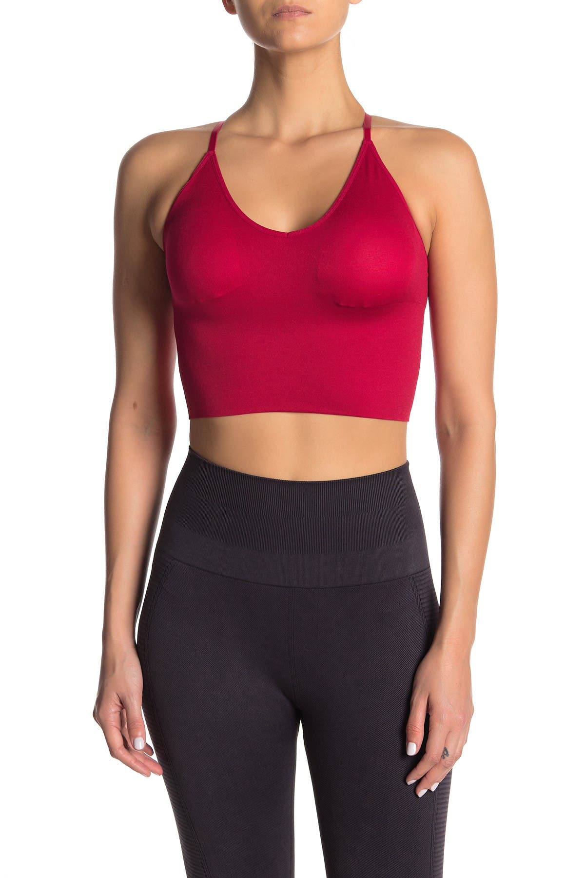 seamless longline bra