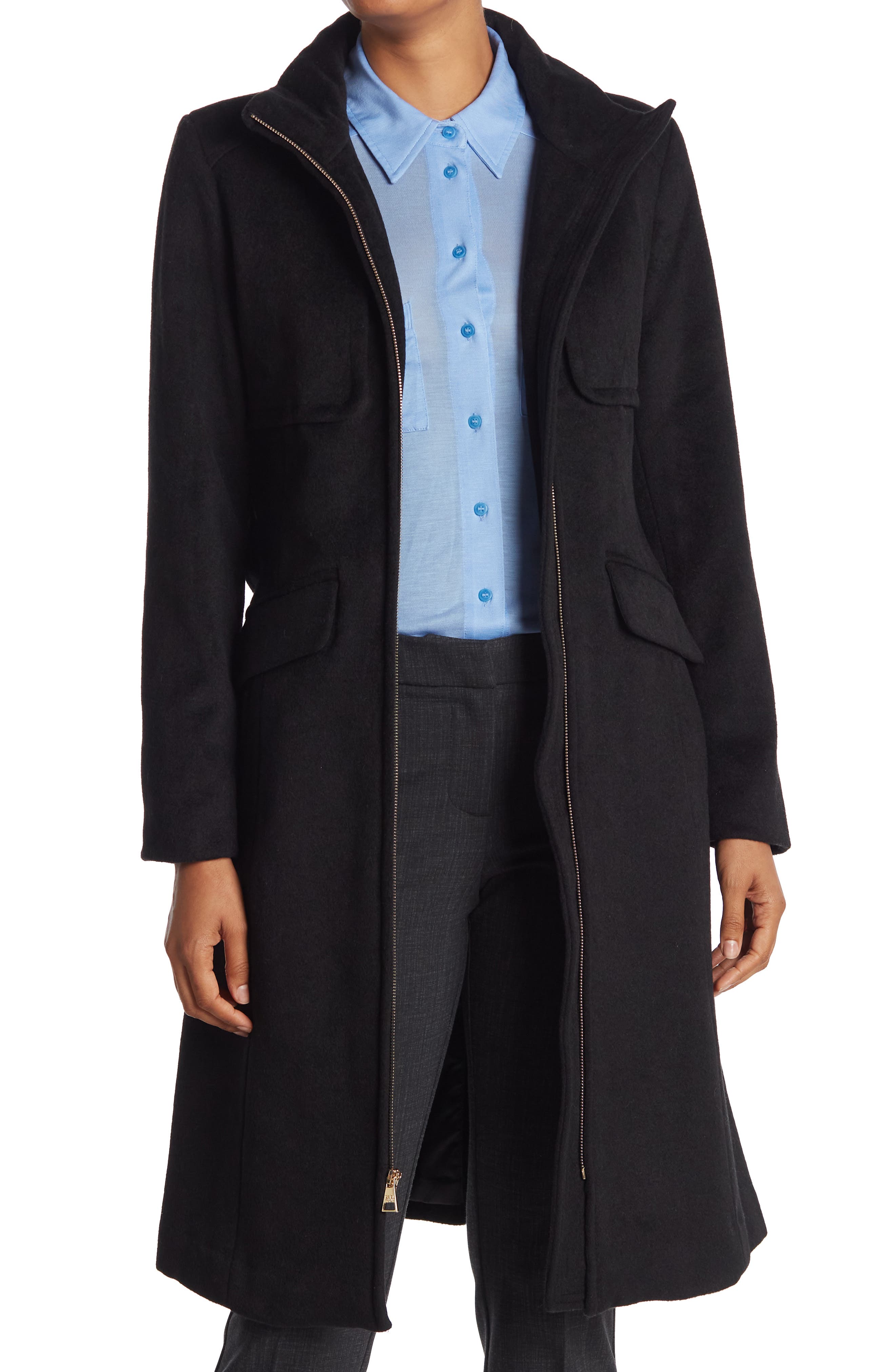 Zip front coat Clearance