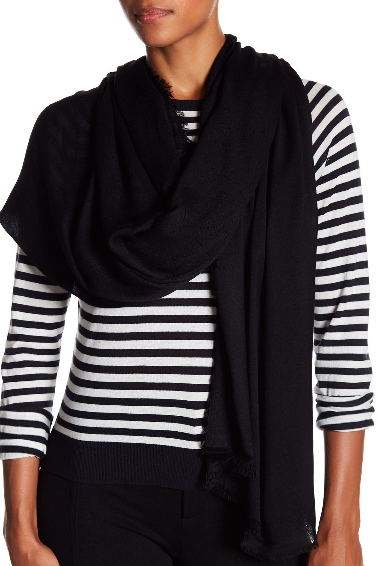 black and grey scarf womens