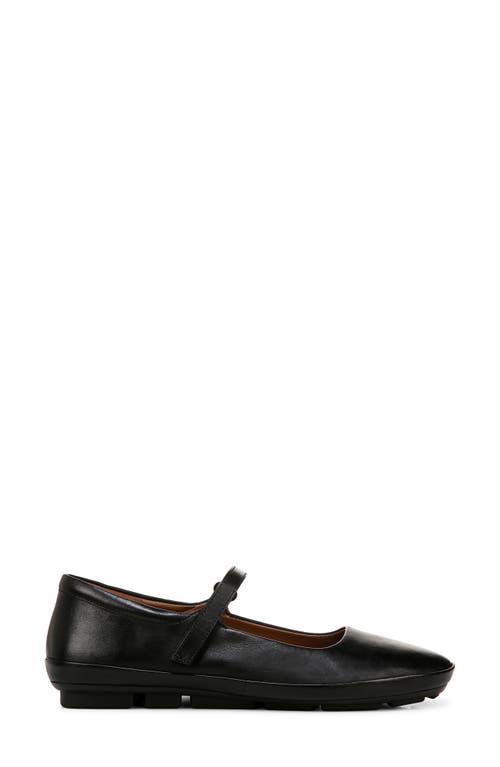 Naturalizer Womens Leather Slip On Mary Janes In Black