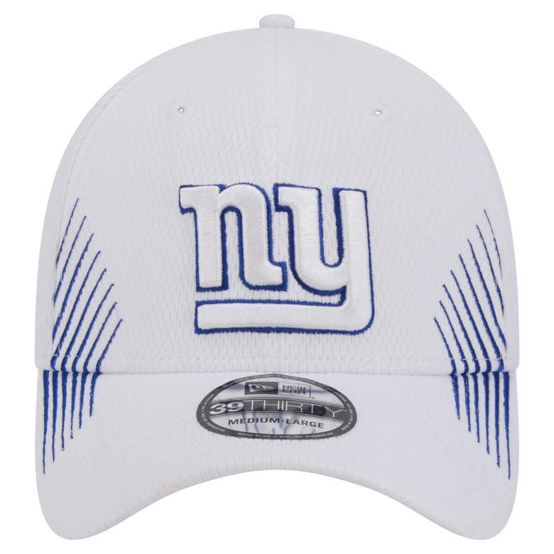 Shop New Era White New York Giants Active 39thirty Flex Hat