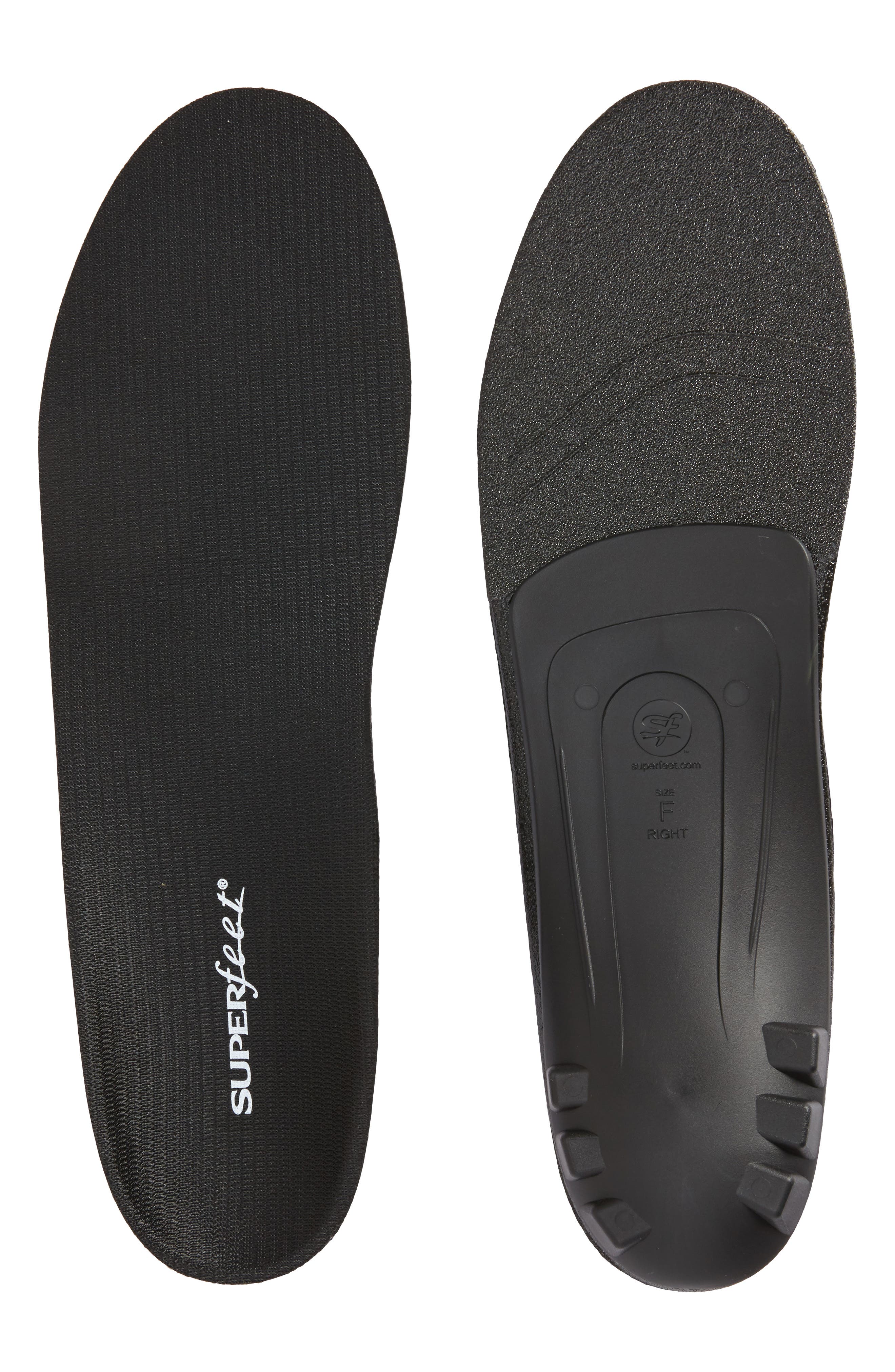 Superfeet Dress Fit Black Full Length Insoles (Men) Nordstrom