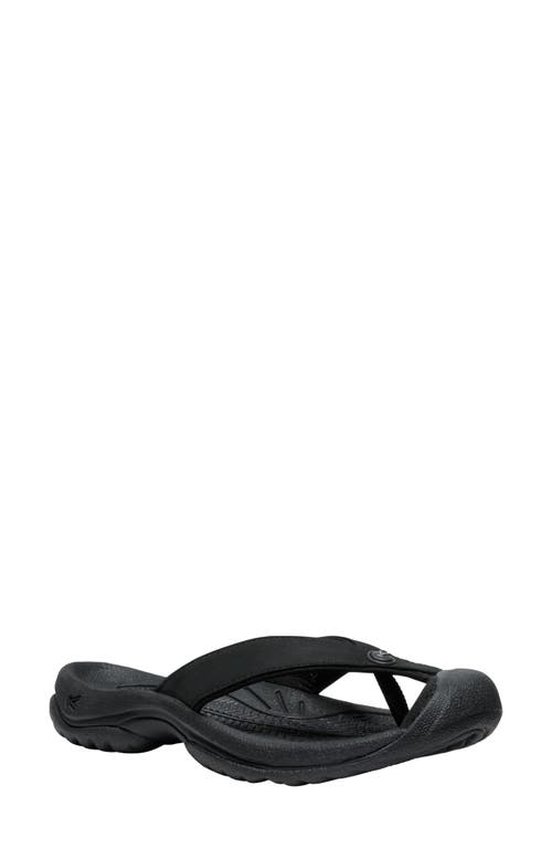 Keen Waimea Flip Flop In Black/ Black