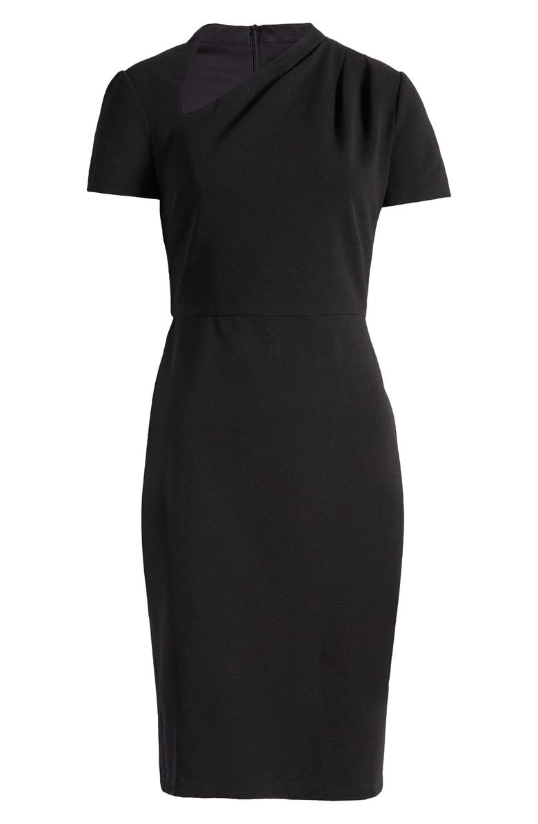 Maggy London Asymmetric Short Sleeve Dress | Nordstrom